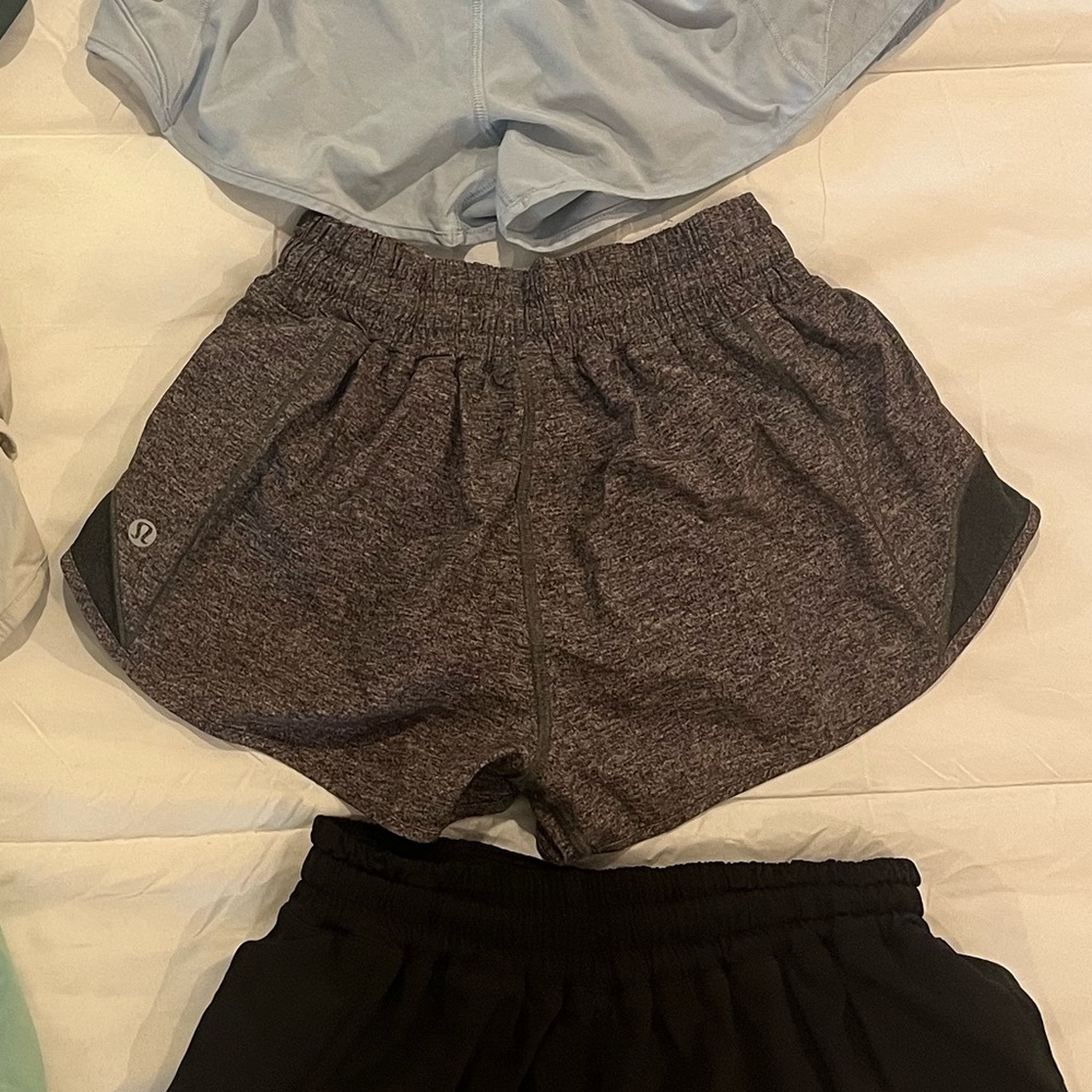 grey hotty hot lululemon shorts